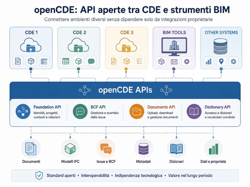 openCDE architettura API e sistemi
